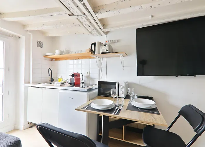 Studio Appartement Quartier Saint-Michel Notre-Dame 3 Free Netflix